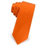 Burnt Orange by Elite orange silk boys ties