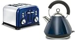 MORPHY RICHARDS ACCENTS BLUE KETTLE 1.5 LITRE (43770) & 4 SLICE BLUE TOASTER (44730) SET  from Morphy Richards