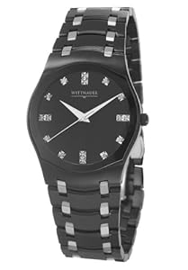 Wittnauer 12D100 Montserrat Collection 16 Diamond Quartz Mens Watch
