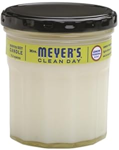 Mrs. Meyer's Clean Day Soy Candle, Lemon Verbena, 7.2 Ounce Jar