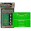 Trademark Poker Blackjack and Craps 2 Sided Layout 36-Inch x 72-Inch