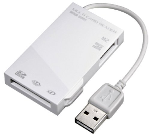 SANWA SUPPLY ADR-ML7W USB2.0 カードリーダー ホワイト