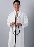 Cherokee Poplin 40″ Unisex Scrub Lab Coat Scrub Lab Coats for Men or Women