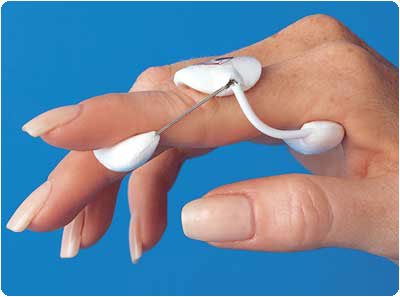LMB Spring Finger Extension Splint. Size: D, Length 4