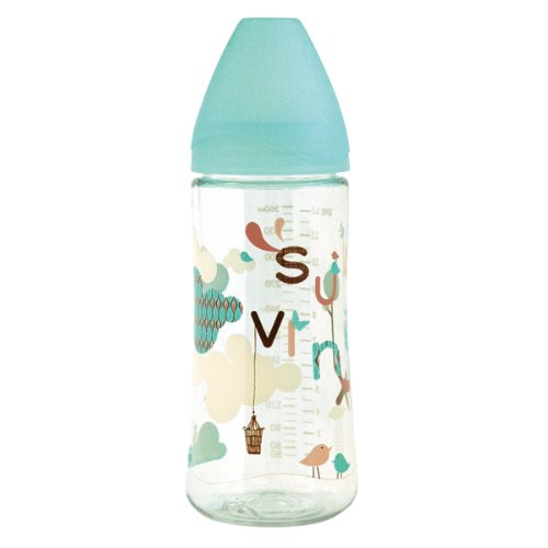 suavinex 3ポジションワイドネックボトル 360ml logomania G56191