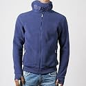 BENCH Core Hooded Fleece Sweatjacke navy
