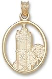 Iowa State Cyclones Solid 10K Gold Campanile Pendant