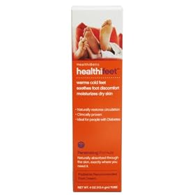 Tender Corporation Healthifeet 4-Ounce Warming foot cream, 4-Ounce Box