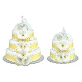 Yellow Gerbera Daisies Diaper Cake