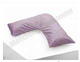 Matching Bedrooms V-Shaped Maternity Orthopaedic Pillow With Lilac Pillowcase