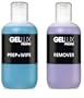 Gellux Uv Led Gel Nail Polish Prep + Wipe Off + Nail Gel Remover Acetone 250ml