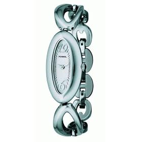 Fossil Ladies Es1973 Ss Bracelet  Silver Dial Watch