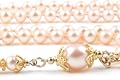 Peach Cultured Pearls Prayer Beads