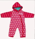 Toby Tiger funky pink and red design pram suit 0-6 months