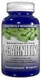 Bionutricals L-CARNITINE - 90 Capsules 500mg Metabolize Food