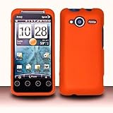 Orange Rubber Touch Phone Protector Hard Cover Case for HTC EVO Shift 4G