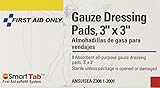 UPC 092265002066 product image for First Aid Only Gauze Dressing Pads, 4 Count (Pack of 10) | upcitemdb.com
