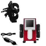 iRiver H10 5GB Auto Vent Holder with Car Charger - Uses Gomadic TipExchange