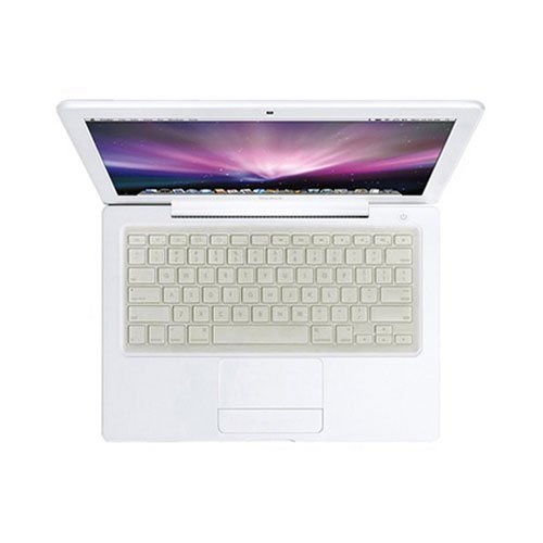Skque Clear Durable Soft Rubber Silicone Skin Whole Keyboard Cover for New Aluminum Unibody/Black Keyboard Apple MacBook Pro 13^^ Laptop ^