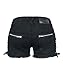 Dressation Womens Street Punk Side Lace Up Shorts Jeans Pants Black 11/Waist 32