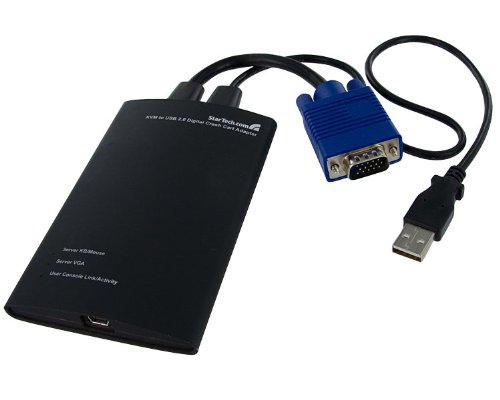StarTech KVM Console to USB 2.0 Portable Laptop Crash Cart Adapter (NOTECONS01)