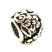 Hidden Gems Silver Plated (147) Spacer Bead, will fit Pandora/Troll/Chamilia Style Charm Bracelet.