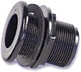 Lifegard Aquatics 1-Inch Double Threaded Bulkhead