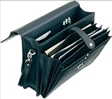 Aktentasche Schultasche Umh�ngetasche Aktenmappe Collegetasche 011-schwarz