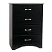 Room Essentials&Acirc;&reg; 4-Drawer Chest - Black