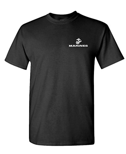 MARINE CORPS EGA Eagle Globe Anchor Crest - Mens Cotton T-Shirt