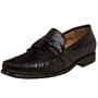 Bostonian Men's Balta Kiltie Slip-On,Black Lizard,12 W US
