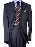 ~~ Limited Time Only ~~ Brand New Italian Super Merino Wool Super 140's Dark Navy Men Suit 3 Button Hand Tailored Suits for Pefect Fit and the Best Cut