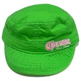 Corona Alcohol Beer Hat - Lime Green Cadet Name Logo Baseball Cap