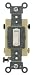 Leviton 54504-2W 15-Amp, 120/277-Volt, Toggle Framed 4-Way AC Quiet Switch, Commercial Grade, Grounding, White