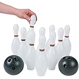 Kids Plastic 12 Pc. Bowling Set Party Toys