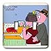 Londons Times Funny Animals Cartoons - Pig Funeral - SPAM - Light Switch Covers - double toggle switch