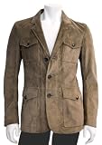 Bally Taupe Suede Size 40 Large Mens Blazer PL1LK185-7152LTP50