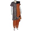 Latest Salwar Kameez Cotton Printed Embroidered Dress Size M (slk389b)