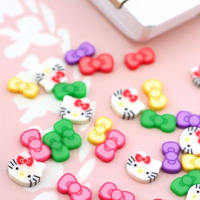 ≪東方神起：テーマソング/ハローキティ誕生35周年記念≫【Hello Kitty Colors】ミニデコレーションパーツDCA-22KT