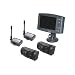 ProUser 16231 R�ckfahrkamera-Set kabellos, 3,5" Monitor mit 2 Kameras