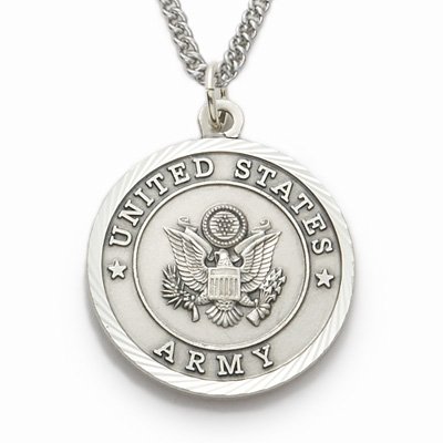 1 Sterling Silver Round Engraved St