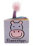 Jellycat Board Books, If I Were a Hippo - 6 inches