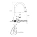 VCCUCINE Best Antique Commercial Stainless Steel Brushed Nickel Single Handle Pull Down Kitchen Sink Faucet, Pull Out Sprayer Kitchen Faucet