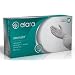 Elara FND202 Dextrafit Nitrile Glove with Beaded Cuff, Disposable, Powder-free, 240mm Length, Medium (5 Packs of 200 Gloves)