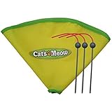 Aolikes Undercover Mouse Replacement Spare Wand and 23" Nylon Skirt for Cat's Meow Cat Toy As Seen on Tv