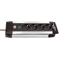 Brennenstuhl Premium ALU Line (4-fach, 1,8 m) schwarz