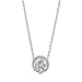 Sterling Silver Pendant 1.28ct Prong-Set Round Cubic Zirconia CZ Solitaire Pendant Necklace - Ideal Gift For Mother Day, Anniversary, Engagement, Wedding, Birthday, For Her image 2