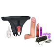 Doc Johnson Vac-U-Lock Ultra Harness 2 and Plug with 6" Realistic Dong Adult Sex Toy Kit