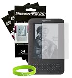CrazyOnDigital Kindle 3G 3rd Generation 3 Ultra Clear Screen Protectors. Bonus wristband included