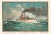 Battleship Texas, Battleship Iowa, and Torpedoboat Porter, 1899, Art Poster by Werner